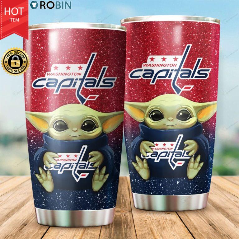 Washington Capitals Baby Yoda 20oz Tumbler