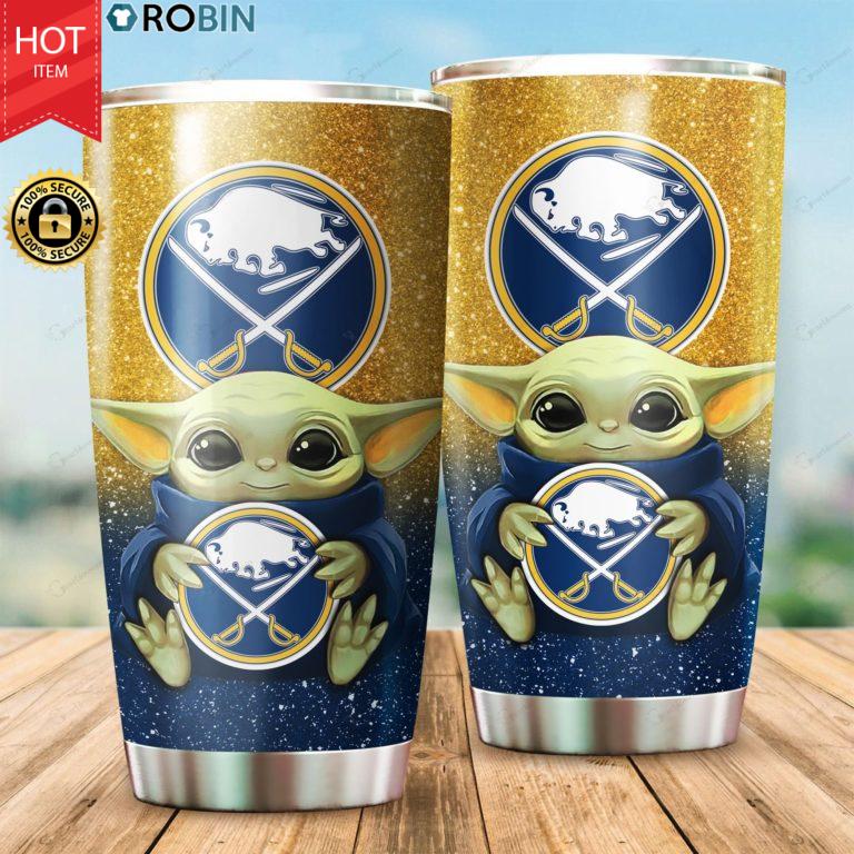 Buffalo Sabres Baby Yoda 20oz Tumbler