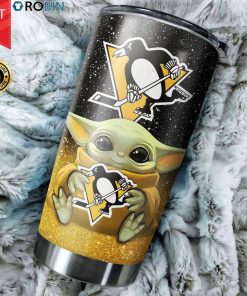 Pittsburgh Penguins Baby Yoda 20oz Tumbler Pittsburgh Penguins Baby Yoda 20oz Tumbler