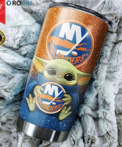 New York Islanders Baby Yoda 20oz Tumbler New York Islanders Baby Yoda 20oz Tumbler