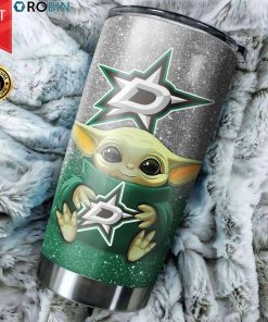 Dallas Stars Baby Yoda 20oz Tumbler