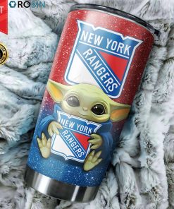 New York Rangers Baby Yoda 20oz Tumbler New York Rangers Baby Yoda 20oz Tumbler