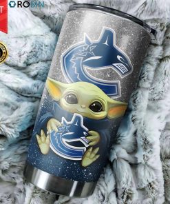 Vancouver Canucks Baby Yoda 20oz Tumbler
