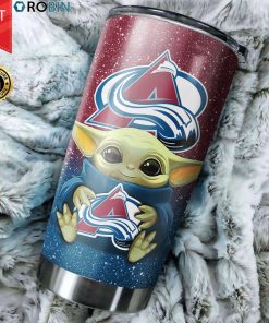 Colorado Avalanche Baby Yoda 20oz Tumbler Colorado Avalanche Baby Yoda 20oz Tumbler