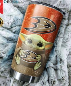 Anaheim Ducks Baby Yoda 20oz Tumbler Anaheim Ducks Baby Yoda 20oz Tumbler