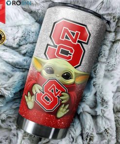 North Carolina State Wolfpack Baby Yoda 20oz Tumbler