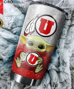 Utah Utes Baby Yoda 20oz Tumbler Utah Utes Baby Yoda 20oz Tumbler