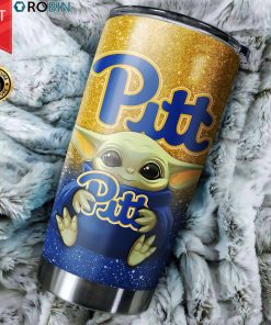 Pittsburgh Panthers Baby Yoda 20oz Tumbler Pittsburgh Panthers Baby Yoda 20oz Tumbler