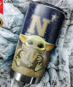 Navy Midshipmen Baby Yoda 20oz Tumbler