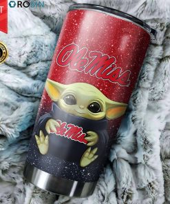 Ole Miss Rebels Baby Yoda 20oz Tumbler