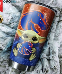 Boise State Broncos Baby Yoda 20oz Tumbler