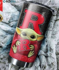 Rutgers Scarlet Knights Baby Yoda 20oz Tumbler