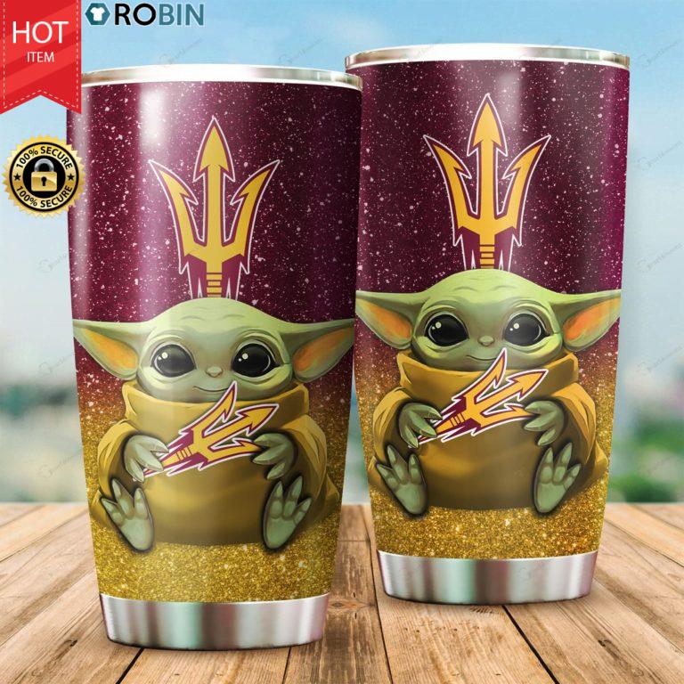 Arizona State Sun Devils Baby Yoda 20oz Tumbler
