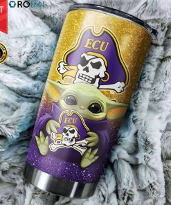 East Carolina Pirates Baby Yoda 20oz Tumbler East Carolina Pirates Baby Yoda 20oz Tumbler