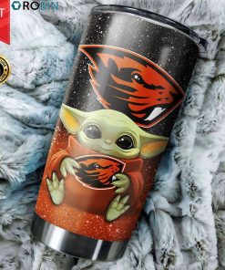 Oregon State Beavers Baby Yoda 20oz Tumbler