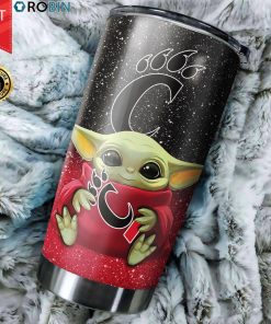 Cincinnati Bearcats Baby Yoda 20oz Tumbler