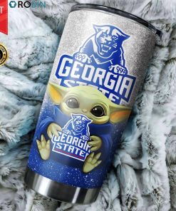 Georgia State Panthers Baby Yoda 20oz Tumbler Georgia State Panthers Baby Yoda 20oz Tumbler