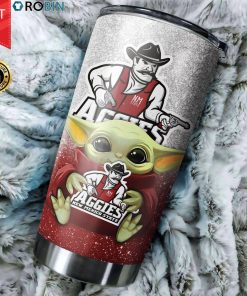 New Mexico State Aggies Baby Yoda 20oz Tumbler
