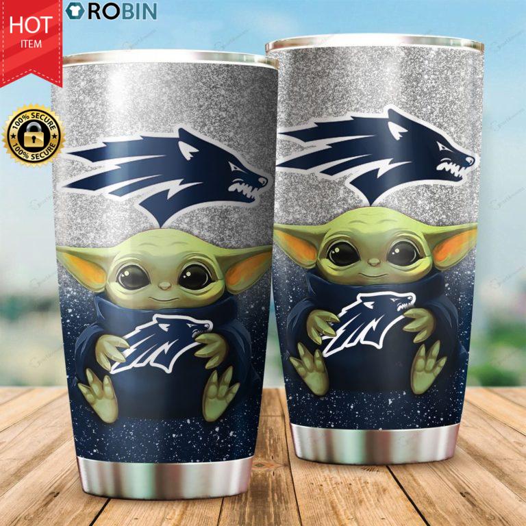 Nevada Wolf Pack Baby Yoda 20oz Tumbler