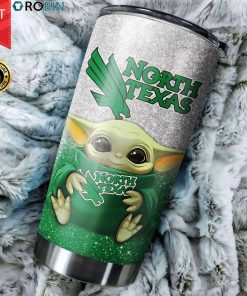 NORTH TEXAS MEAN GREEN Baby Yoda 20oz Tumbler