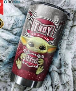 Troy Trojans Baby Yoda 20oz Tumbler