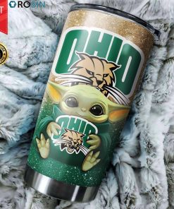 Ohio Bobcats Baby Yoda 20oz Tumbler