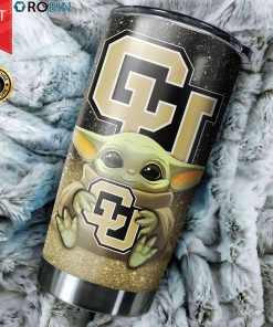 Colorado Buffaloes Baby Yoda 20oz Tumbler
