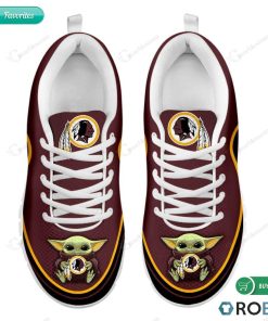 Baby Yoda Hug Washington Redskins Football Sneakers – Breathable Running Shoes Baby Yoda Hug Washington Redskins Football Sneakers – Breathable Running Shoes