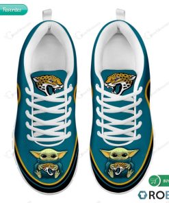 Baby Yoda Hug Jacksonville Jaguars Football Sneakers – Breathable Running Shoes Baby Yoda Hug Jacksonville Jaguars Football Sneakers – Breathable Running Shoes