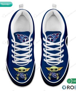 Baby Yoda Hug Tennessee Titans Football Sneakers – Breathable Running Shoes Baby Yoda Hug Tennessee Titans Football Sneakers – Breathable Running Shoes
