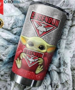 Baby Yoda Hug Essendon Bombers 20oz Tumbler Baby Yoda Hug Essendon Bombers 20oz Tumbler