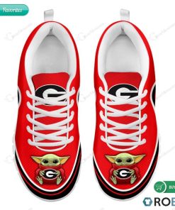 Baby Yoda Hug Georgia Bulldogs Sneakers – Breathable Running Shoes Baby Yoda Hug Georgia Bulldogs Sneakers – Breathable Running Shoes