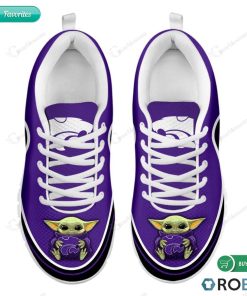 Baby Yoda Hug Kansas State Wildcats Sneakers – Breathable Running Shoes Baby Yoda Hug Kansas State Wildcats Sneakers – Breathable Running Shoes