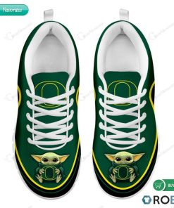 Baby Yoda Hug Oregon Ducks Sneakers – Breathable Running Shoes Baby Yoda Hug Oregon Ducks Sneakers – Breathable Running Shoes