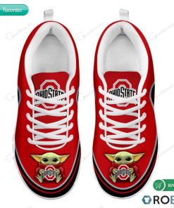 Baby Yoda Hug Ohio State Buckeyes Sneakers – Breathable Running Shoes Baby Yoda Hug Ohio State Buckeyes Sneakers – Breathable Running Shoes