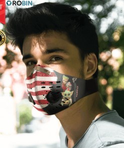 Baby Yoda And Groot Hug Atlanta Falcons Football N95 Filter Face Mask Baby Yoda And Groot Hug Atlanta Falcons Football N95 Filter Face Mask