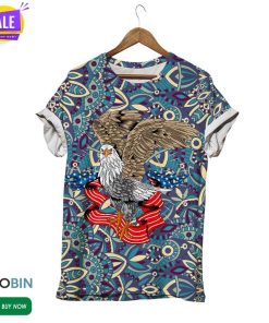 Bald Eagle  3D All Over Print T-Shirt