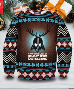 Star Wars I Find Your Lack Of Holiday Spirit Disturbing Wool Sweater