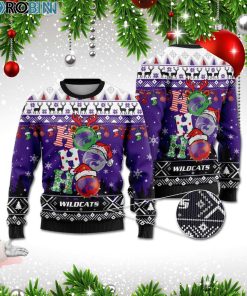 Kansas State Wildcats Ho Ho Ho 3D Print Christmas Wool Sweater Kansas State Wildcats Ho Ho Ho 3D Print Christmas Wool Sweater