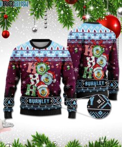 Burnley Ho Ho Ho 3D Print Christmas Wool Sweater
