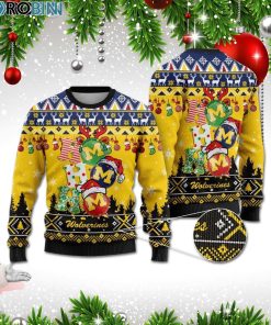 Michigan Wolverines Ho Ho Ho 3D Print Christmas Wool Sweater