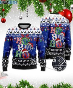 Duke Blue Devils Ho Ho Ho 3D Print Christmas Wool Sweater Duke Blue Devils Ho Ho Ho 3D Print Christmas Wool Sweater