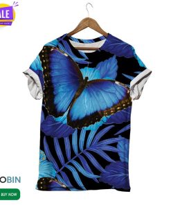 Morpho Butterfly Women  3D All Over Print T-Shirt Morpho Butterfly Women  3D All Over Print T-Shirt