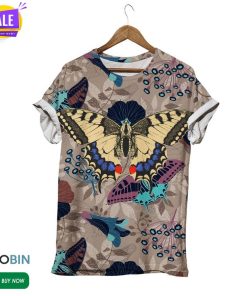 Antique Butterfly  3D All Over Print T-Shirt