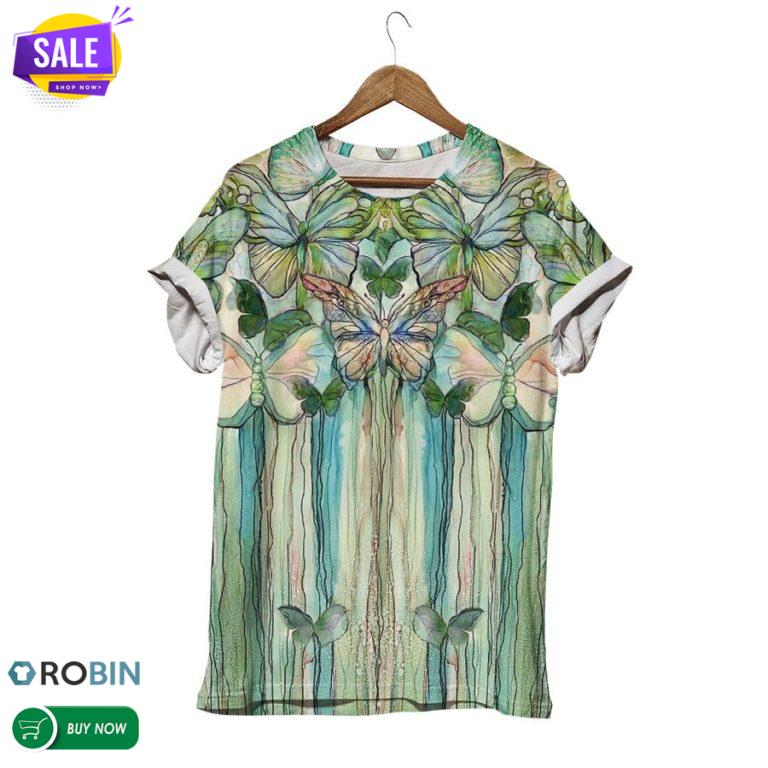 La Mode Butterfly  3D All Over Print T-Shirt