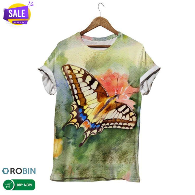Giant Butterfly  3D All Over Print T-Shirt