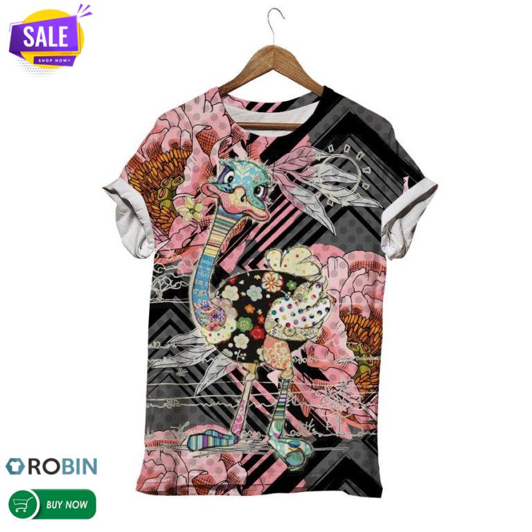 Madagascar Dodo  3D All Over Print T-Shirt