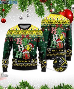 Oregon Ducks Ho Ho Ho 3D Print Christmas Wool Sweater Oregon Ducks Ho Ho Ho 3D Print Christmas Wool Sweater