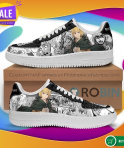 AOT Armin Air Force Sneakers Attack On Titan Anime NAF Shoes
