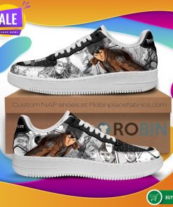 AOT Bertholdt Air Force Sneakers Attack On Titan Anime NAF Shoes AOT Bertholdt Air Force Sneakers Attack On Titan Anime NAF Shoes